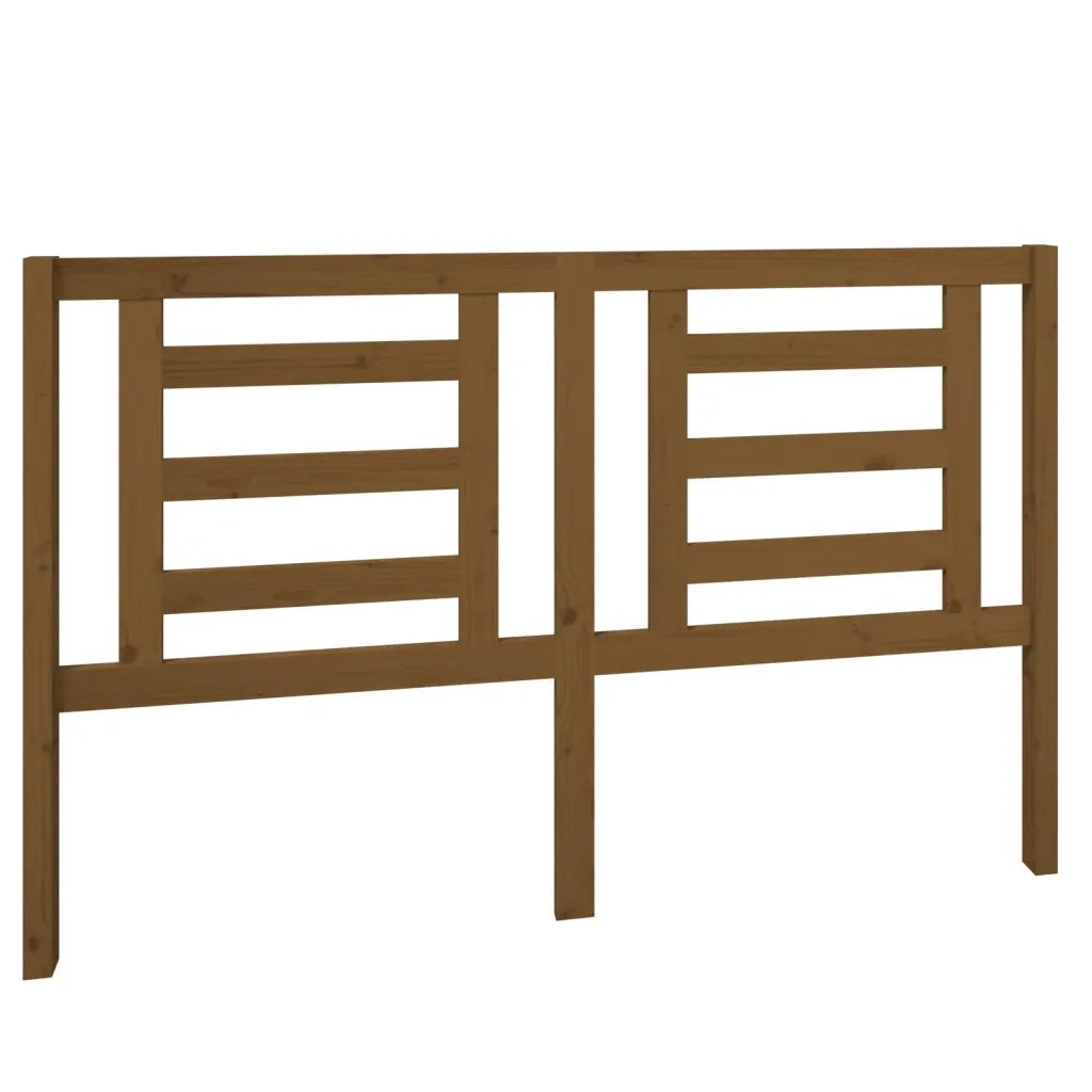 Testiera per Letto ambra 156x4x100 cm in Legno Massello di Pino