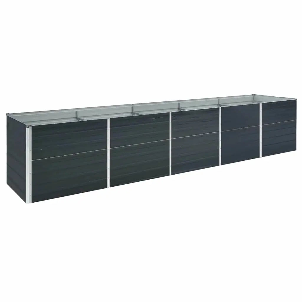 Letto Rialzato in Acciaio Zincato 400x80x45 cm Antracitecod mxl 120910