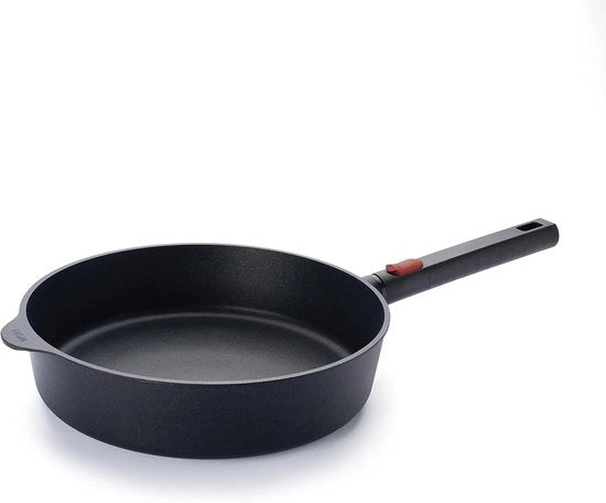 Padella in acciaio inox Ø 28 cm - senza PFAS - adatto a tutte le fonti di calore - resistente al forno