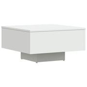 Tavolino da Salotto-Tavolino da soggiorno Bianco 60x60x31,5 cm in Legno Multistrato