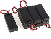 7 Copie ON/OFF Interruttore Copertura in Plastica con 2 x 1,5 V Batteria AAA Cassetta Box Supporto