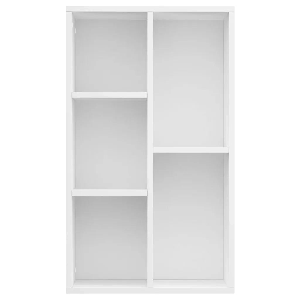 Libreria/Credenza Bianca 50x25x80 cm in Legno Multistrato 800162