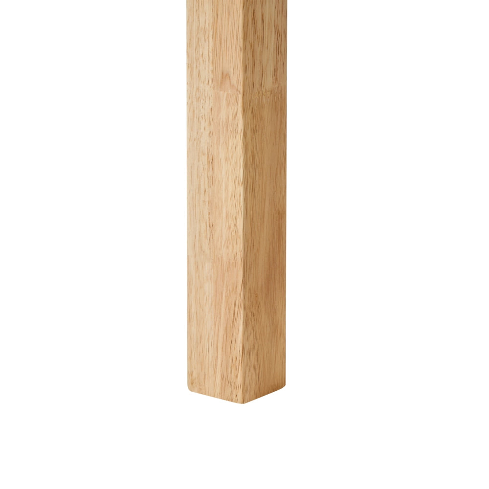 Divano letto in legno di gomma naturale singolo 90 x 200 cm con rete a doghe in stile moderno