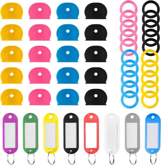 Set di Coperture a Chiave Flessibili - Identificazione Facile - 48 Pezzi