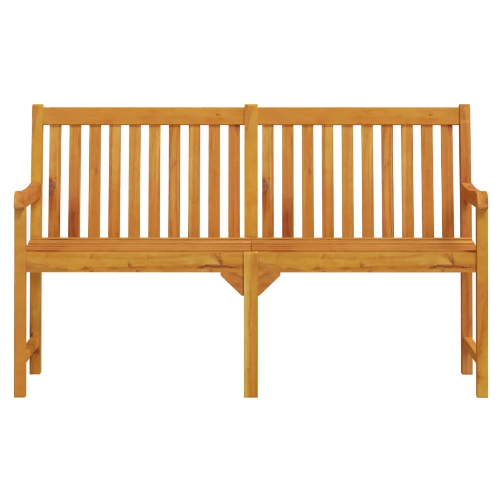 Panca da Giardino 150 cm in Legno Massello di Acacia 316611