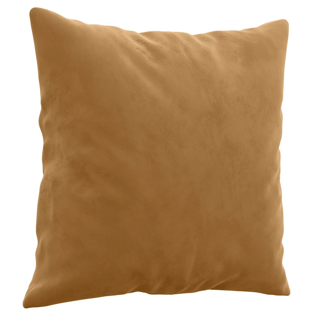 Cuscini Decorativi 2 pz Marrone 40x40 cm in Velluto 349492