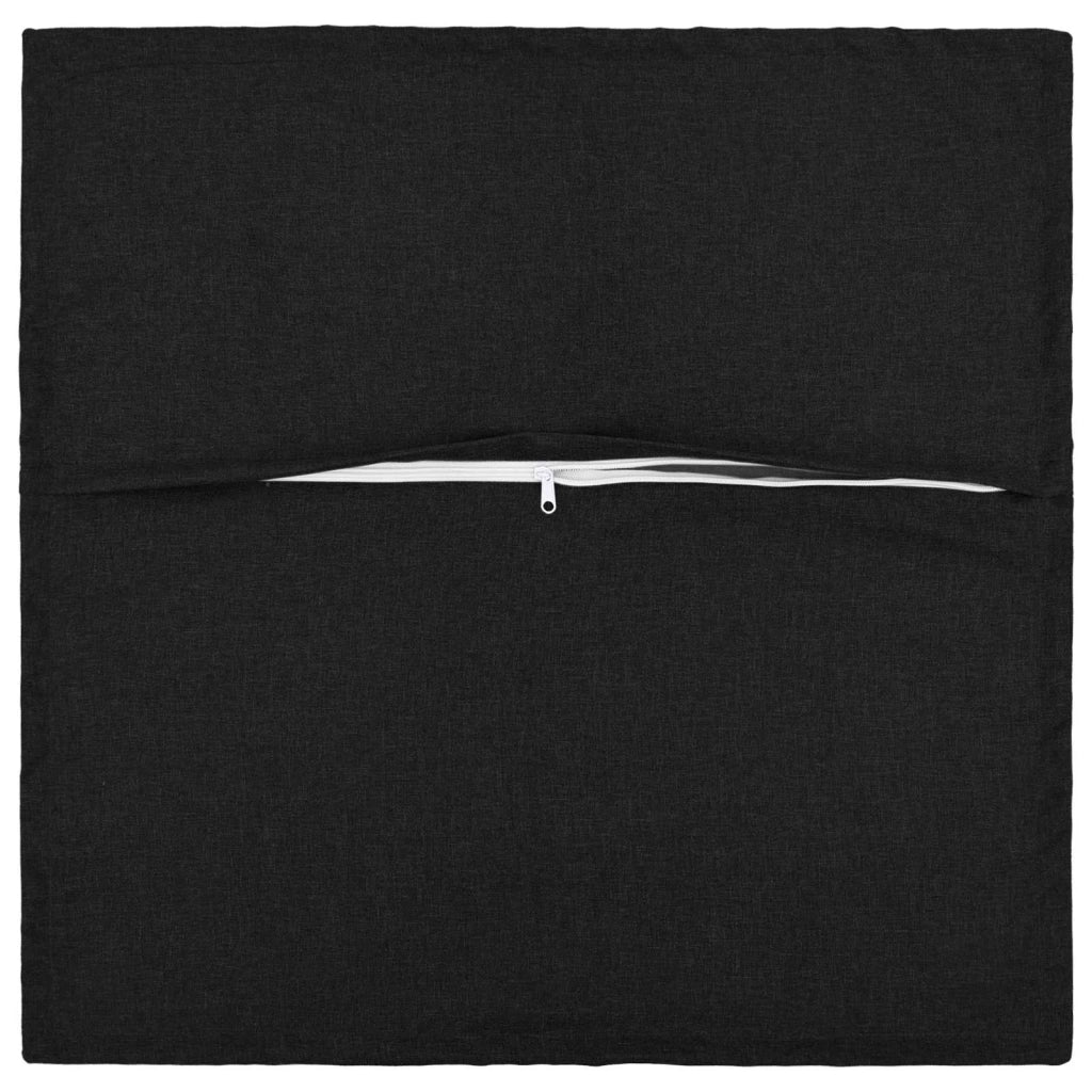 Cuscino con cuscino HOUTEN 2 pz Nero Lino 936252