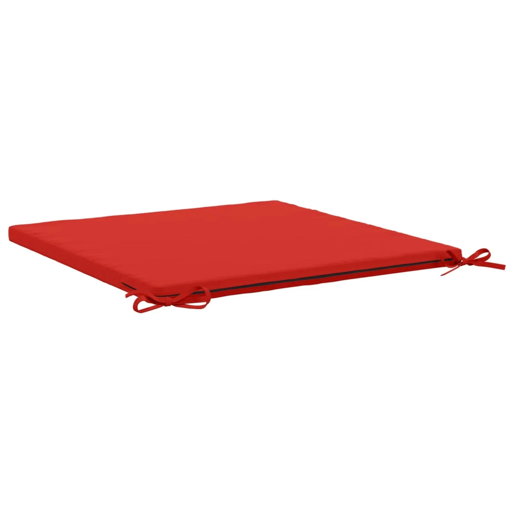 Cuscini per Sedia in 4 Pezzi SOEST 4 pz 100% Poliestere Rosso 944984