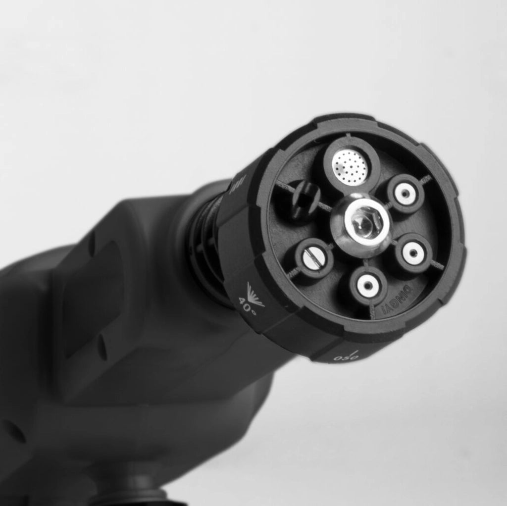Innoliving Idropulitrice Senza Fili INN-647, Ricaricabile 3000mAh con 6 Regolazioni e 7 Accessori, Adattatore per Bottiglia, Contenitore Sapone incluso, Batteria 18,5V, Caricabatteria