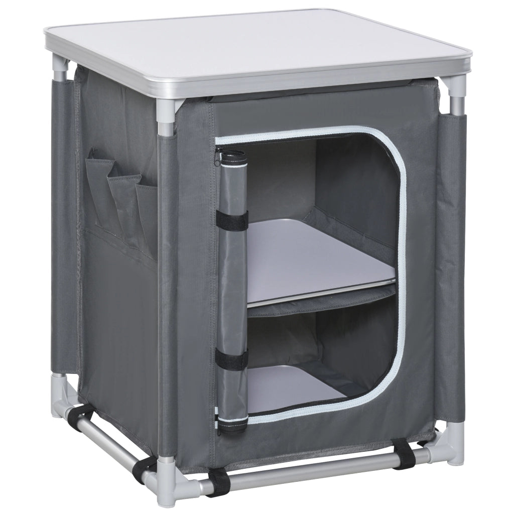 Armadio da cucina pieghevole per campeggio ¨C Minimal ¨C 60x49x70cm Grigio