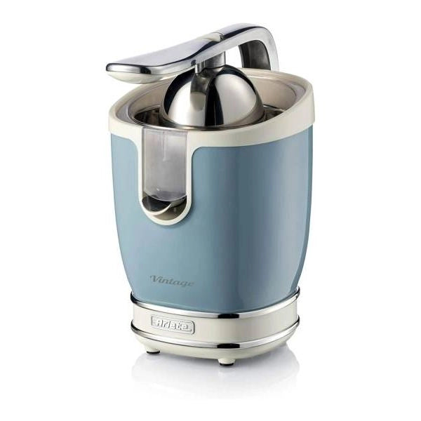 Ariete 413 spremiagrumi elettrico con leva - salvagoccia - motore silenzioso - 85 watt - design vintage - celeste - ARI413CE