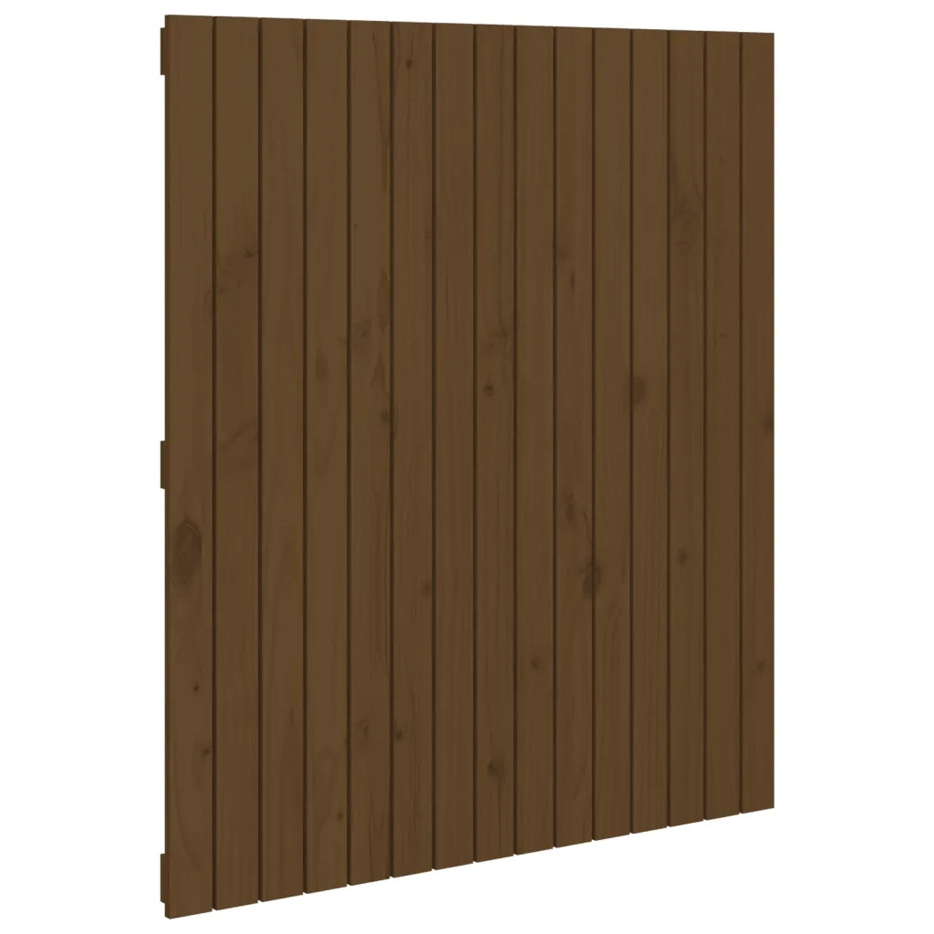 Testiera da Parete Ambra 95,5x3x110cm in Legno Massello di Pino