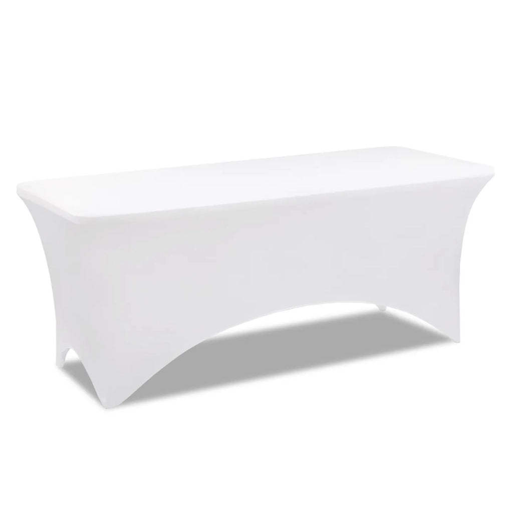 IDMarket - Copertura bianche per tavolo pieghevole 180 cm
