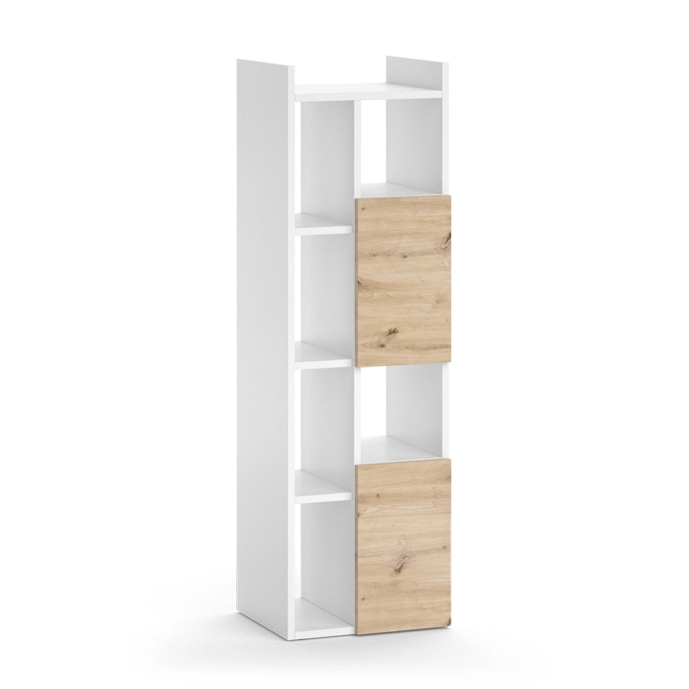 Vicco Mobiletto da bagno Bianco 36 x 117 cm con 2 cassetti