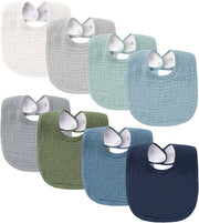 Pannolino - tessuto - Set di 8 pannolini - Pannolini grandi - Asciugamani per bambini - Sofficissimi e assorbenti