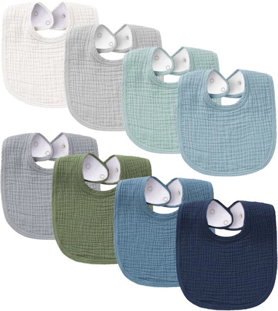 Pannolino - tessuto - Set di 8 pannolini - Pannolini grandi - Asciugamani per bambini - Sofficissimi e assorbenti
