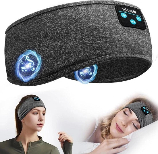 Cuffia Bluetooth per la testa - cuffia da sonno comoda per sonnambuli - regalo unico per uomo e donna - NAH001