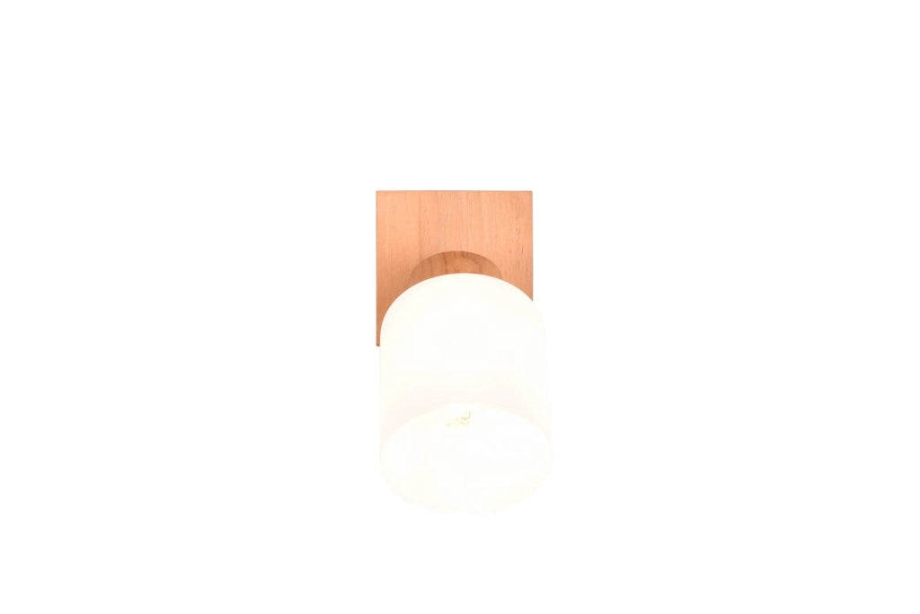 Faretto parete ASSAM legno chiaro E14 dimmer RL R81111030