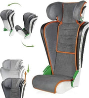Sedile Auto per Bambini - Altezza Regolabile - Sedia per Bambini con Sospensione - Color Arancione