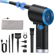 Distruttore d'Aria - Distruttore d'Aria Potente - aria Compressa - Pulitore di Polvere - aria Compressa - Pulizia Precisa - Ricaricabile - Pistola d'Aria - Blaster di Polvere