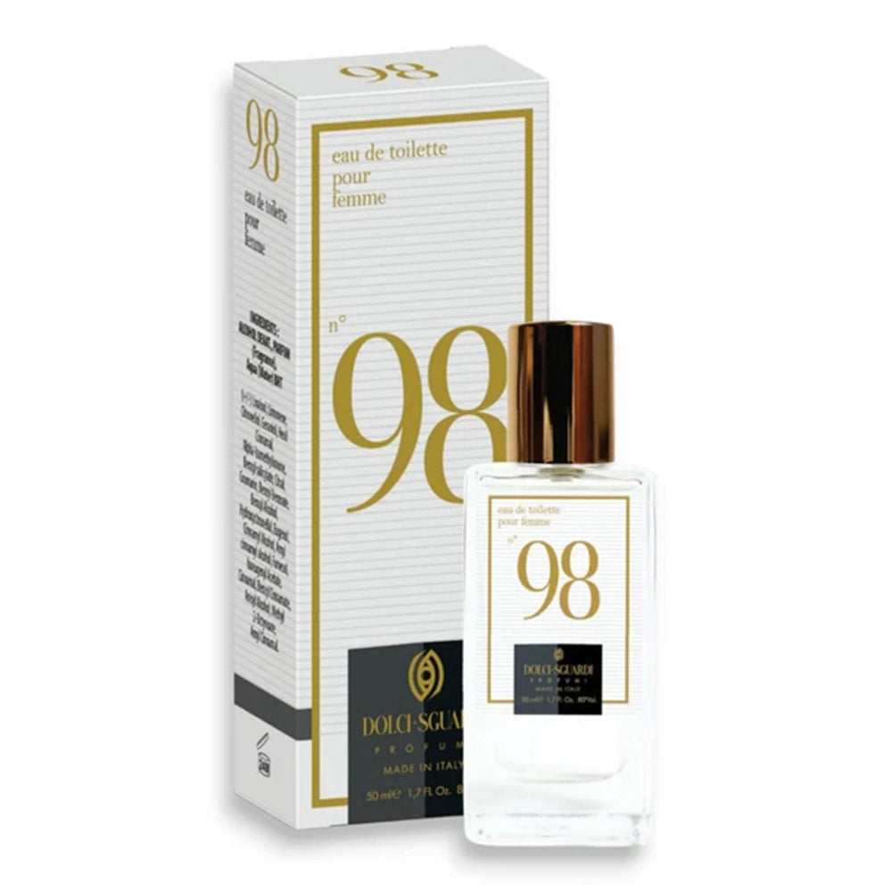 Trade Shop - Profumo Corpo Eau De Toilette Da Donna N°98 Da 50ml Fragranza Luminosa Sensuale 006219 -