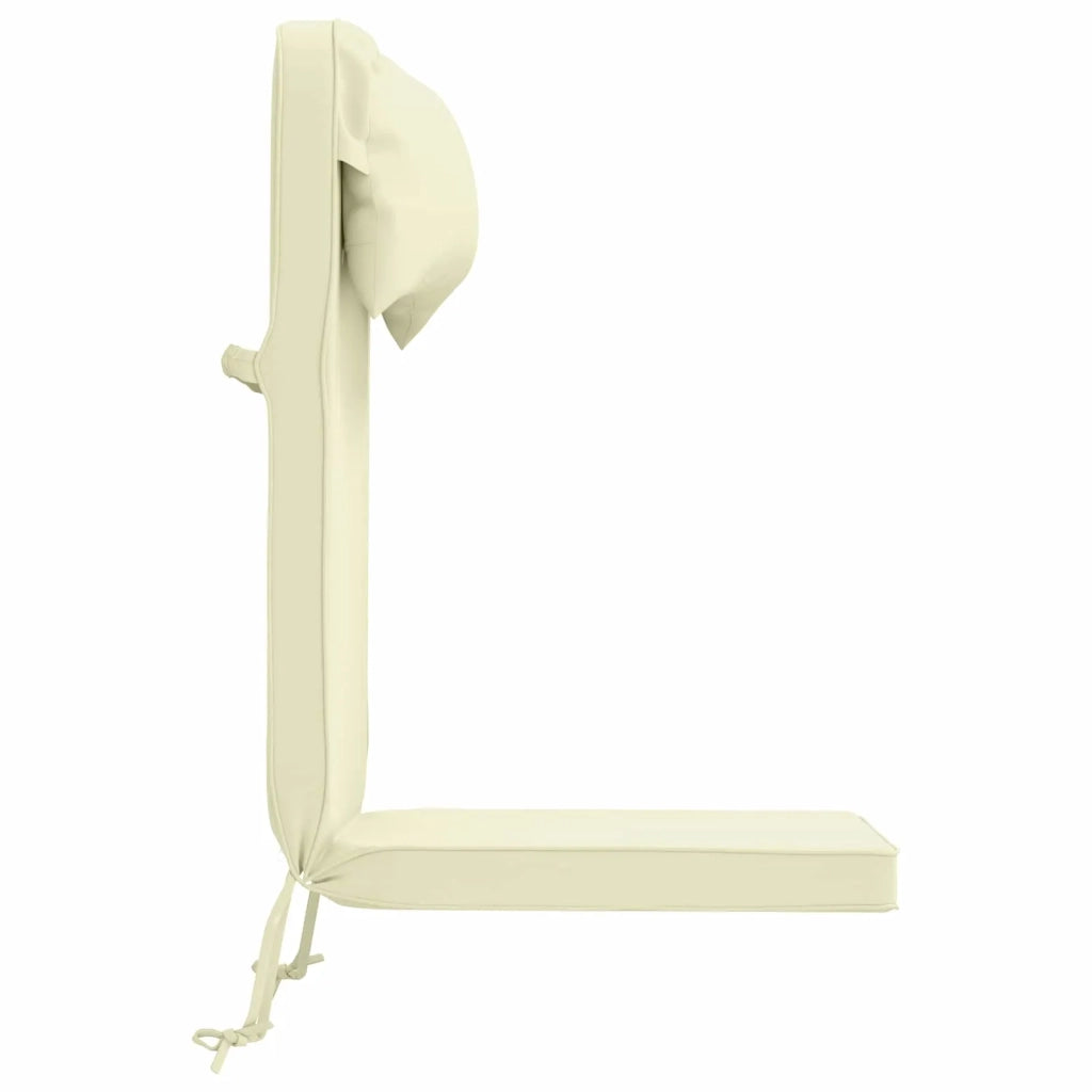 Cuscino per Lounger Sole 100% Poliestere Crema 55 x 124 x 5 cm 948169