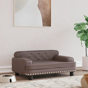 Lettino per Cani Marrone 70x45x30 cm in Similpellecod mxl 119379
