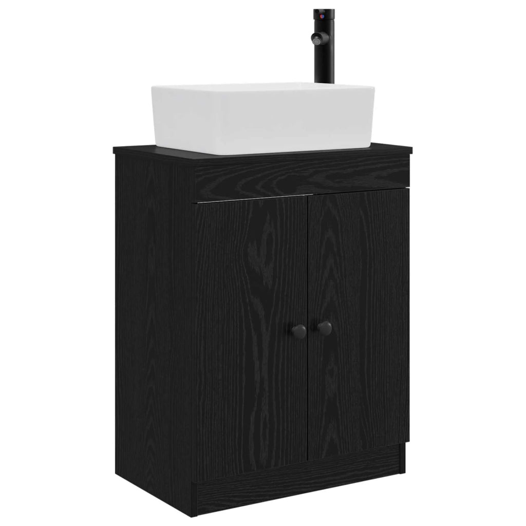 Mobile da bagno con lavabo Nero 54 x 35 x 83 cm