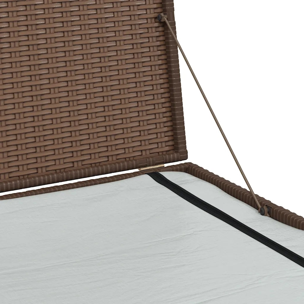 Baule da Giardino Marrone 150x100x100 cm in Polyrattan CFW9437188