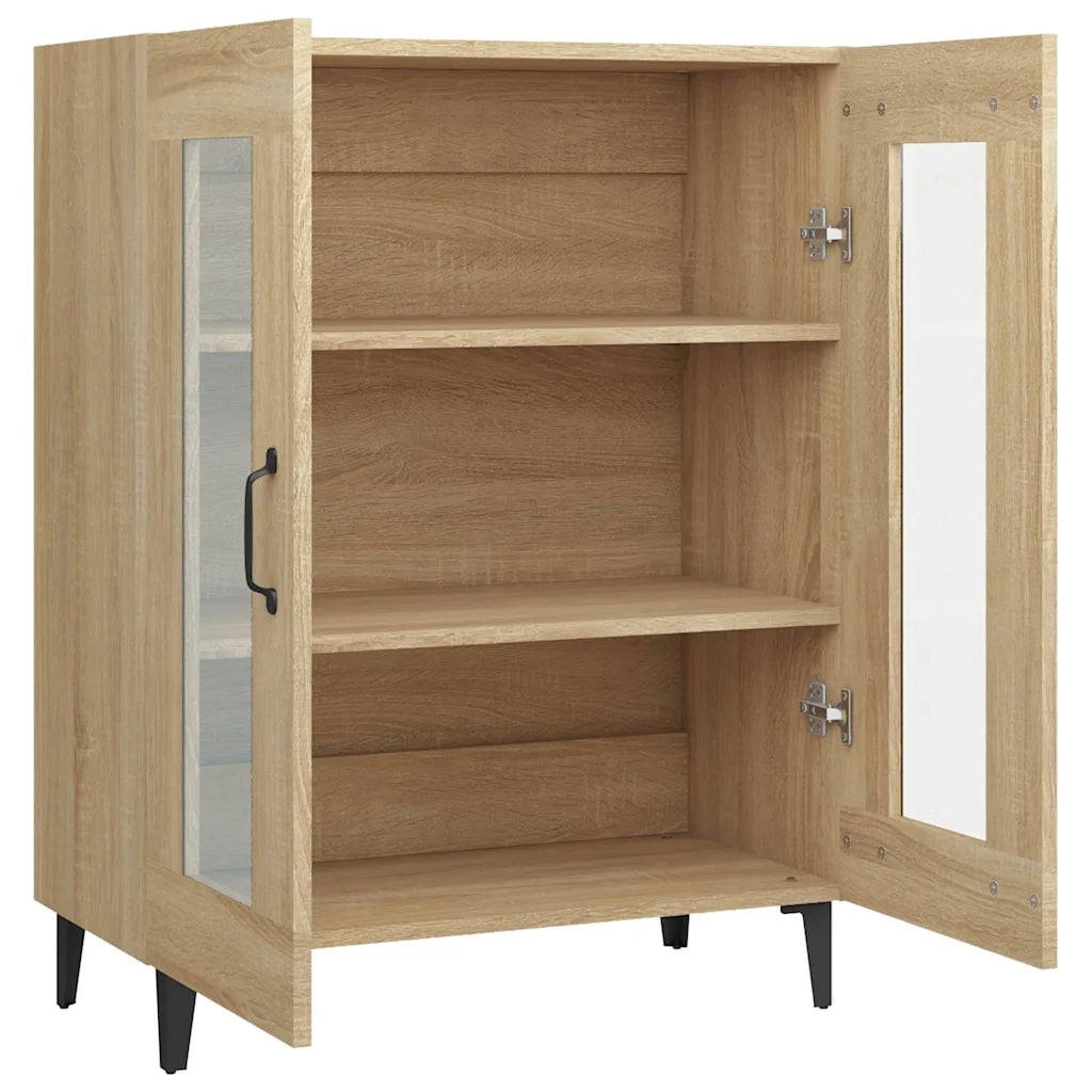 Credenza Rovere Sonoma 69,5x34x90 cm in Legno Multistrato 812126