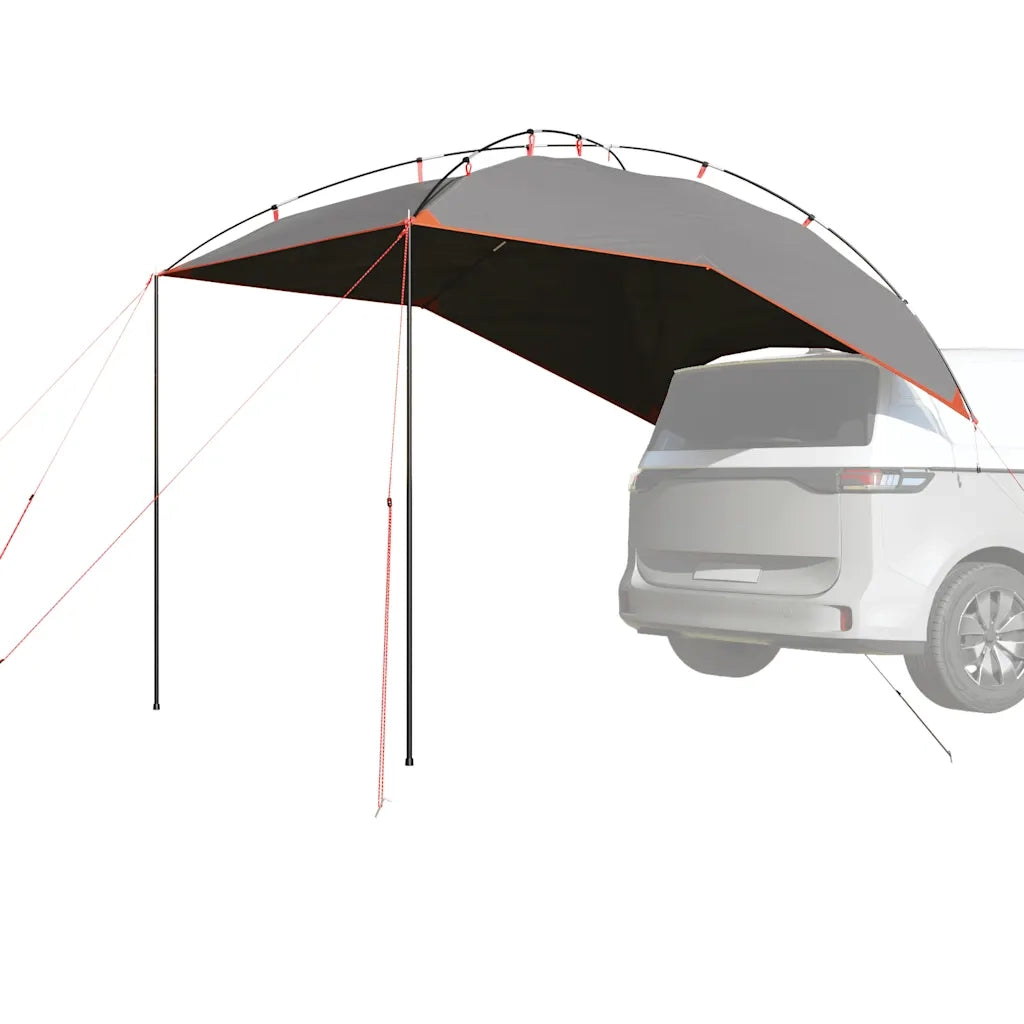 Tenda da campeggio | Tenda da campo per Auto Grigio e Arancione Impermeabile