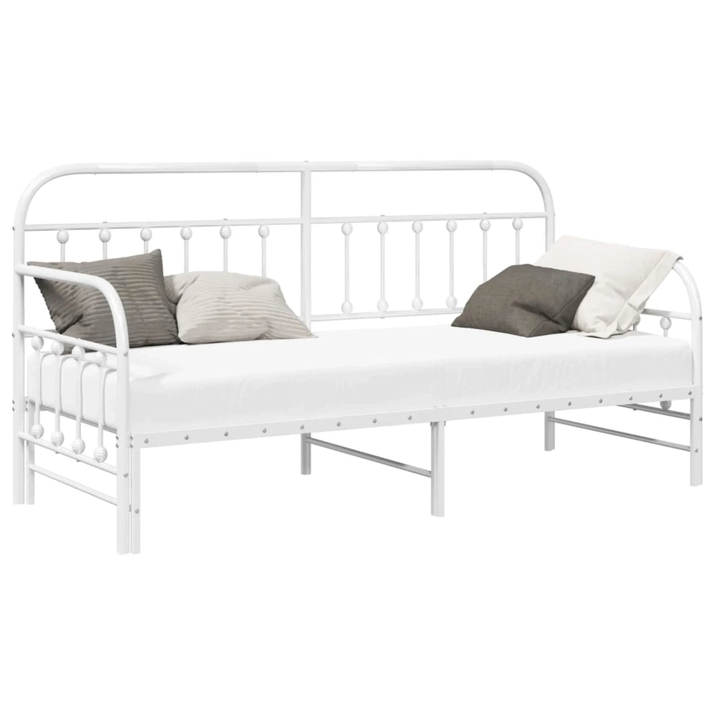 Struttura per letto di giorno-Giroletto Bianco 75 x 190 cm 584777