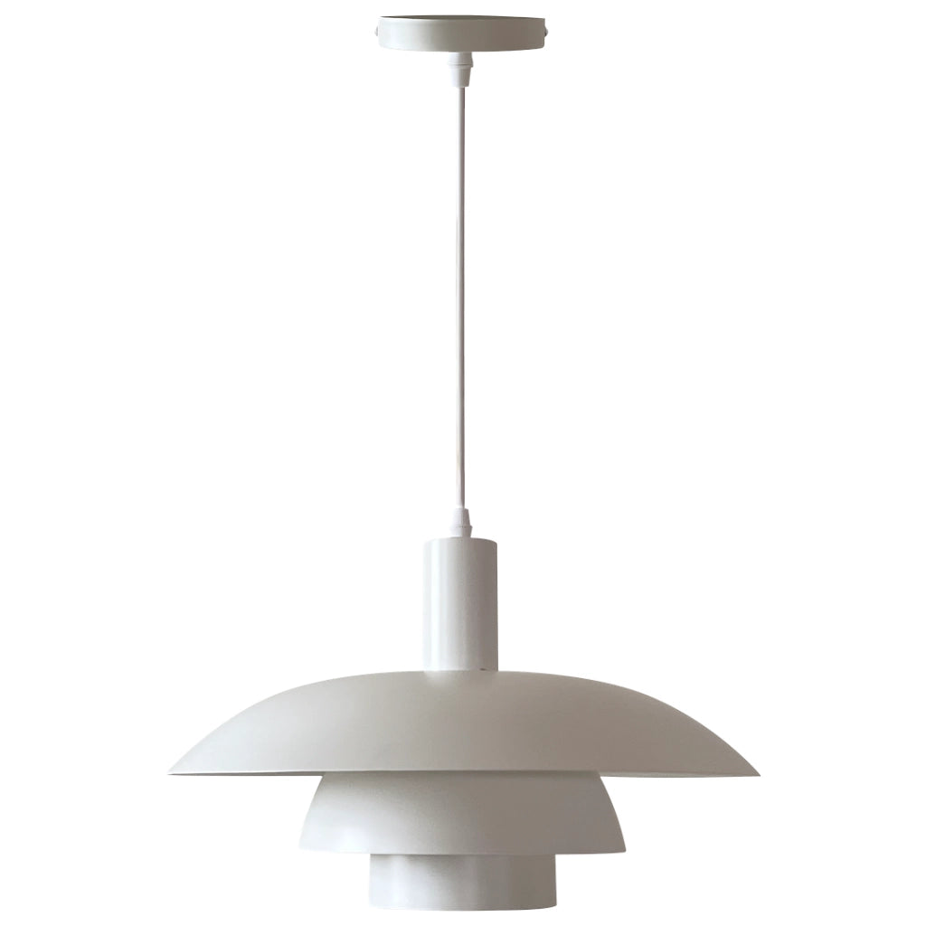 Lampada a sospensione Ferro bianca Ø38cm E27 Milagro