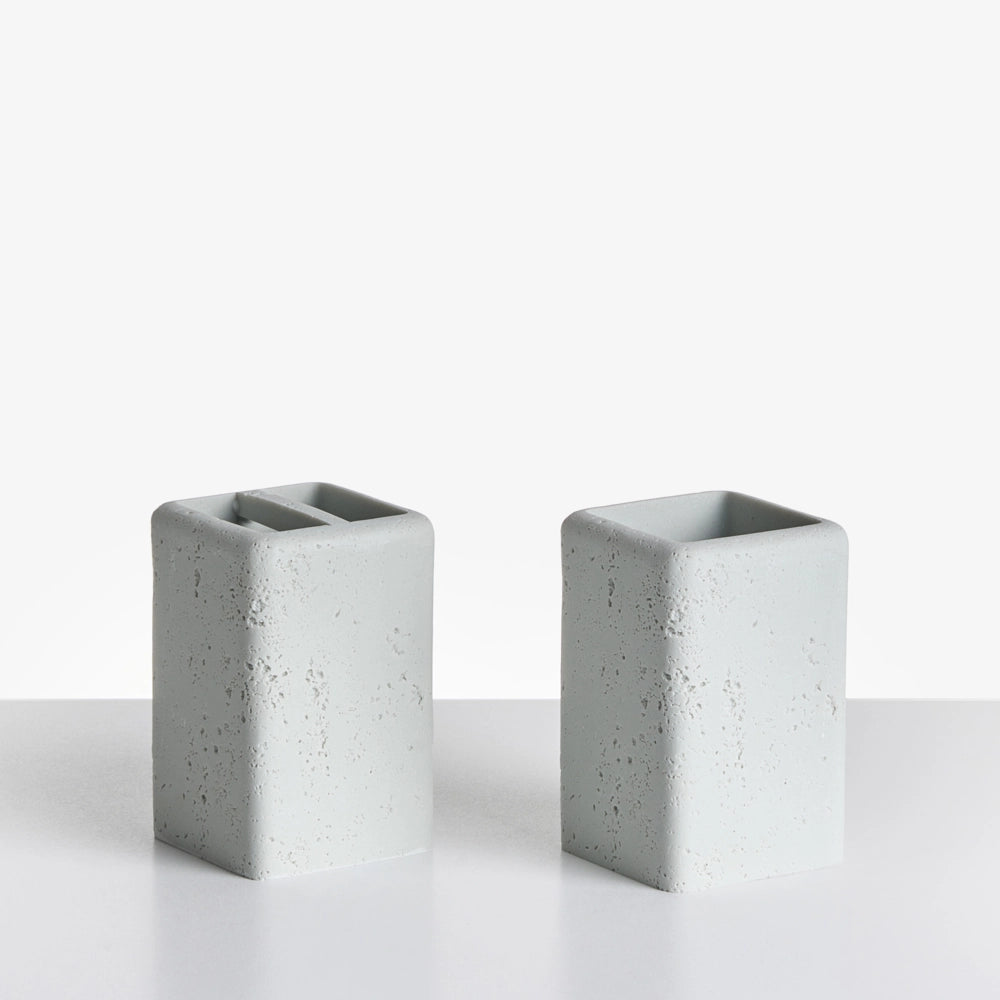 Set di accessori per il bagno marmo bianco stile elegante