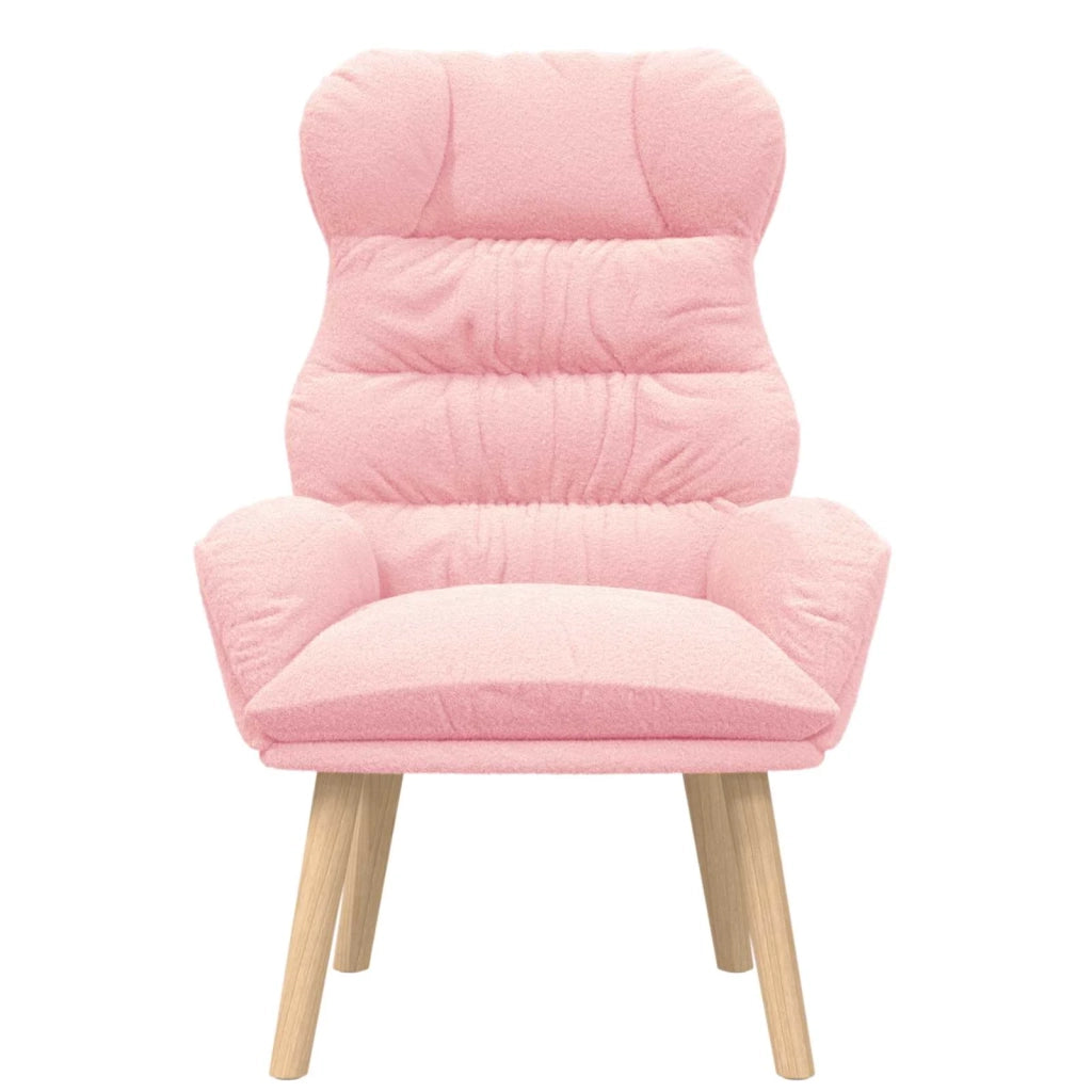 poltrona Rosa 69 x 74 x 93 cm Tessuto Sherpa 42001882