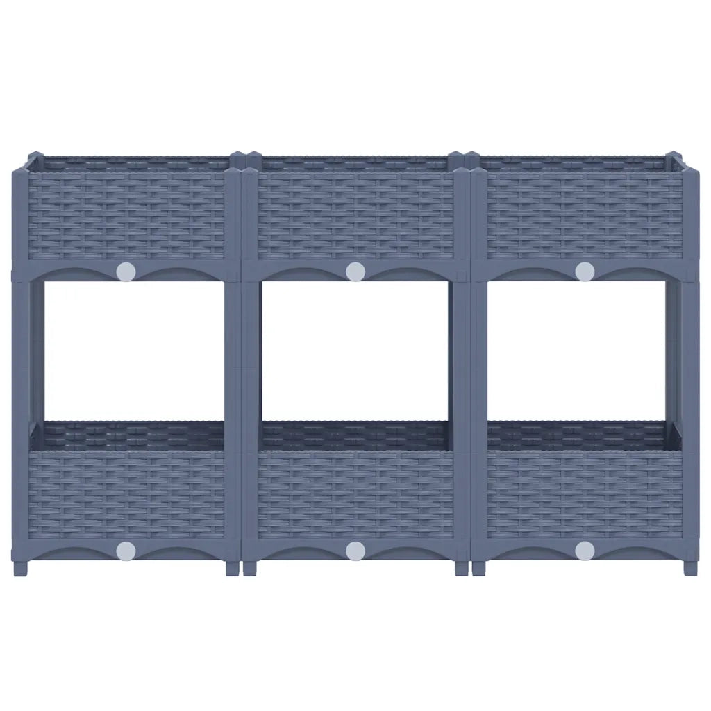 Fioriera Rialzata 120x40x71 cm in Polipropilene 310407
