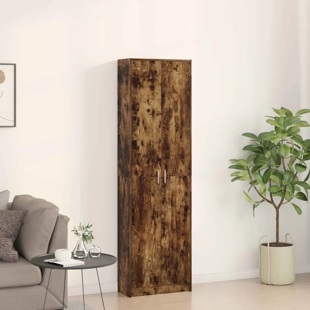 Guardaroba Rovere fumé 55 x 25 x 189 cm Legno multistrato 3334012