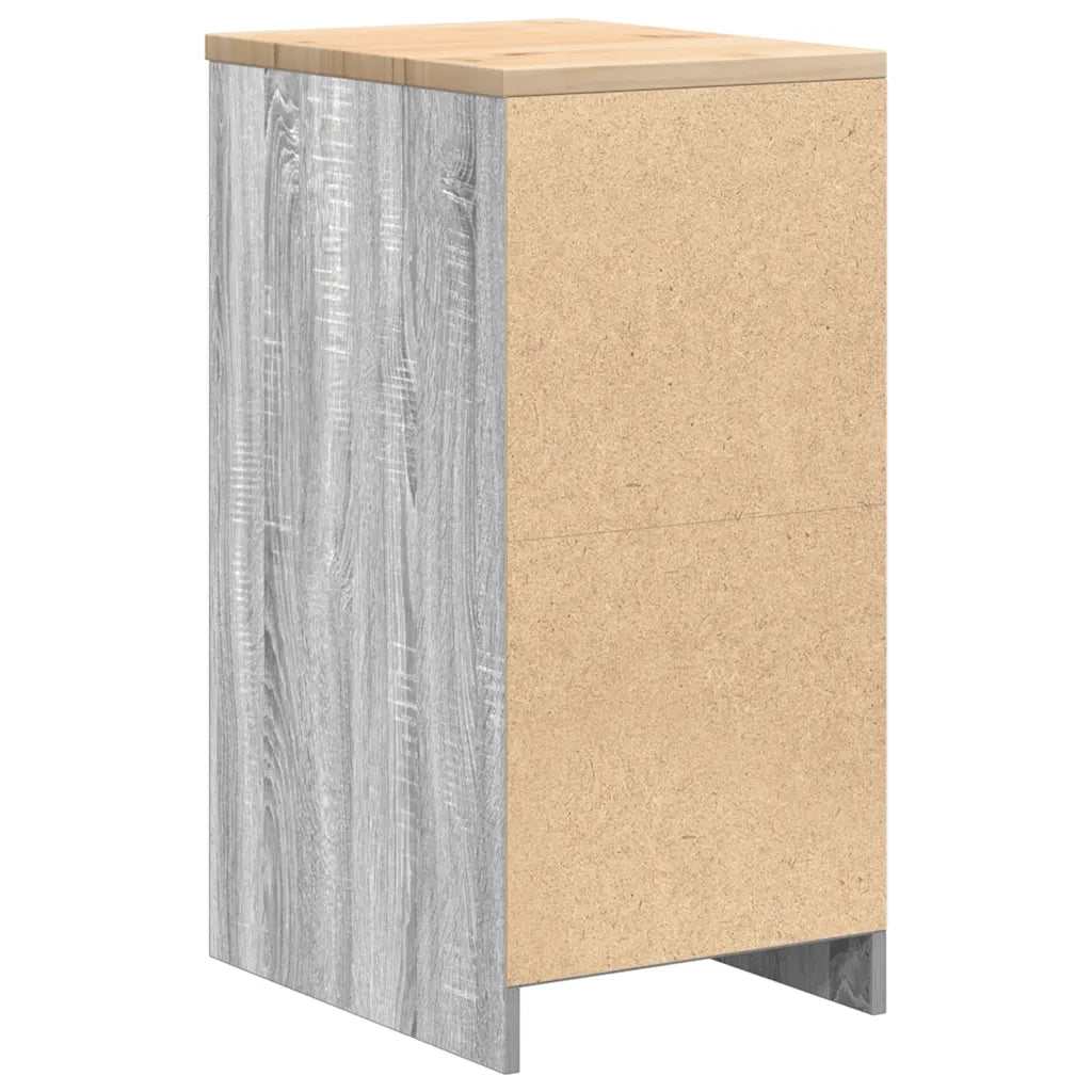 Armadietto per Garage Grigio Sonoma 40x51x85 cm 860594