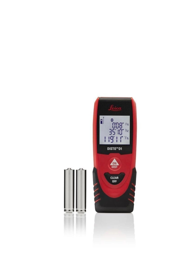 Leica DISTO D1 Misuratore Laser 40 m Precisione 2 mm Bluetooth 4.0 IP54 colore Nero