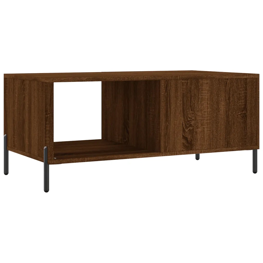 Tavolino da salotto | Tavolino da caff¨¨ | Tavolino da Soggiorno Rovere Marrone 90x50x40cm Legno Multistrato