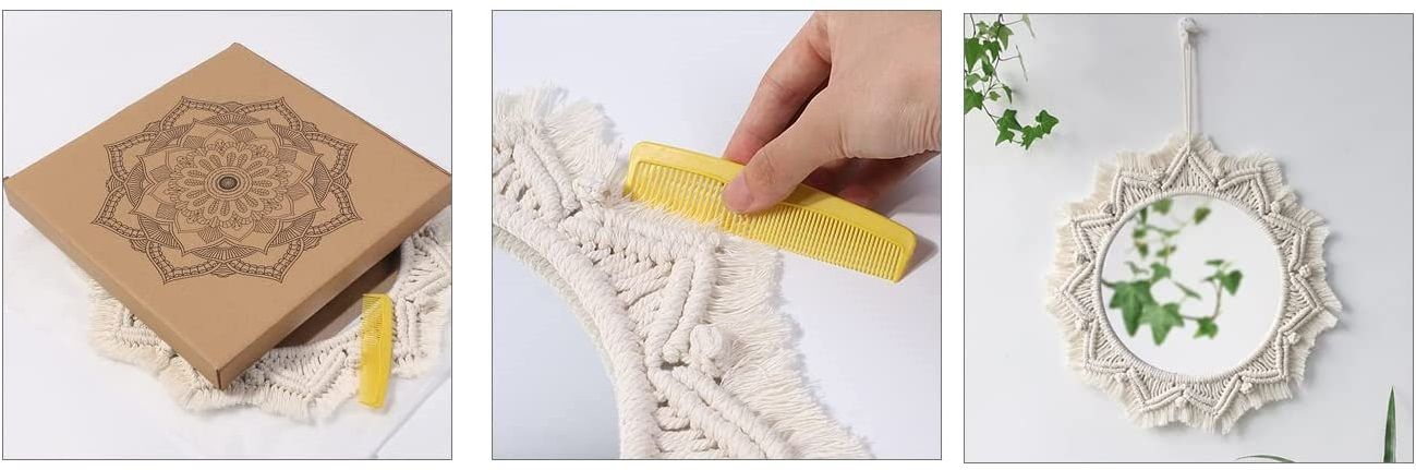 Specchio Da Parete Boho 53cm 322048