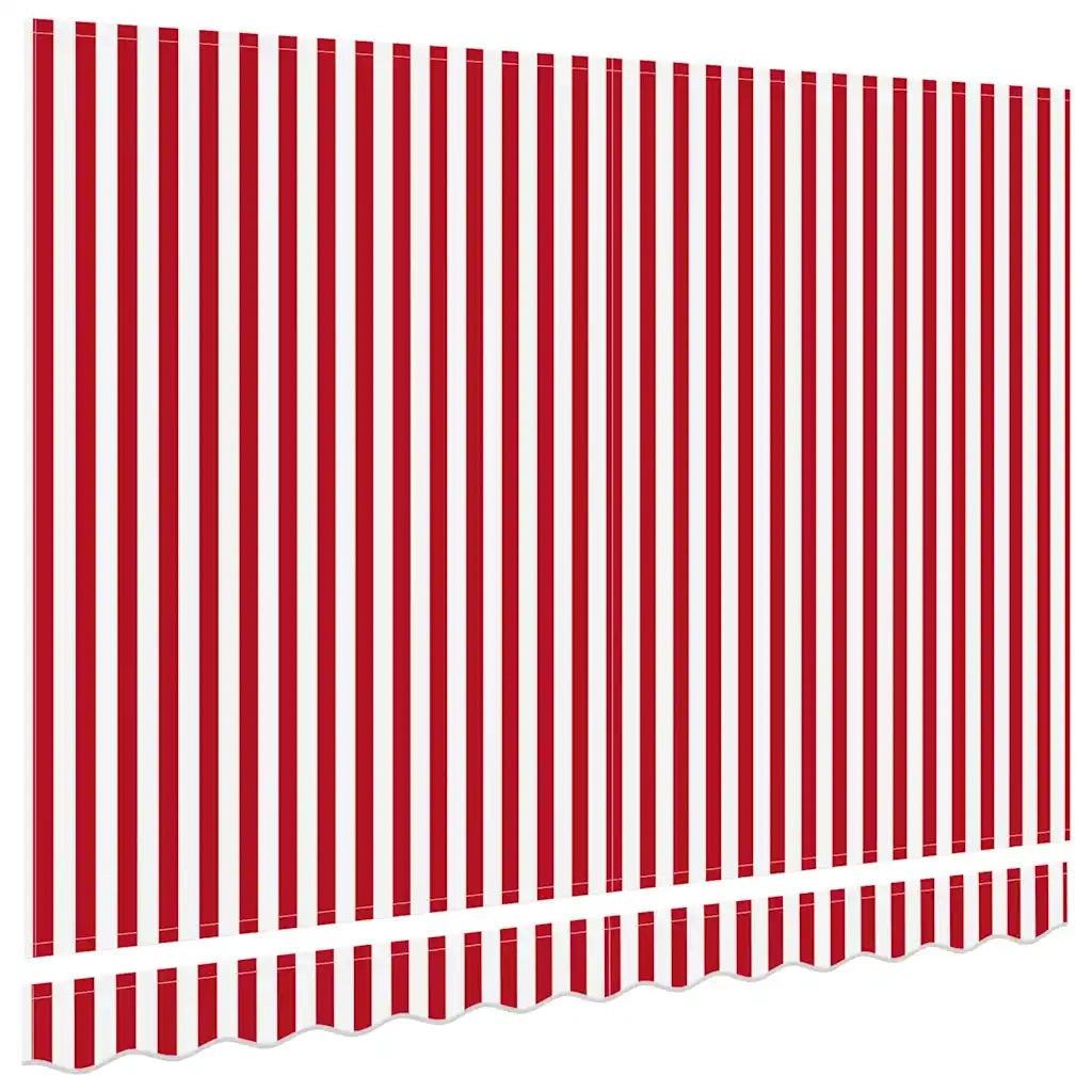 Telo di ricambio per tenda da sole Rosso e Bianco 235 x 195 cm 42000498