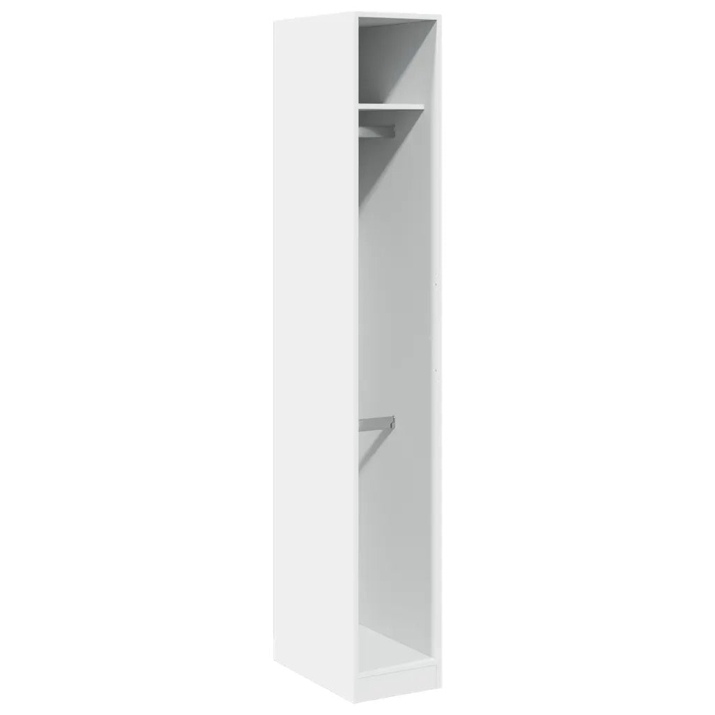 Armadio Bianco 30x50x200 cm in Legno Multistrato CFW4207286