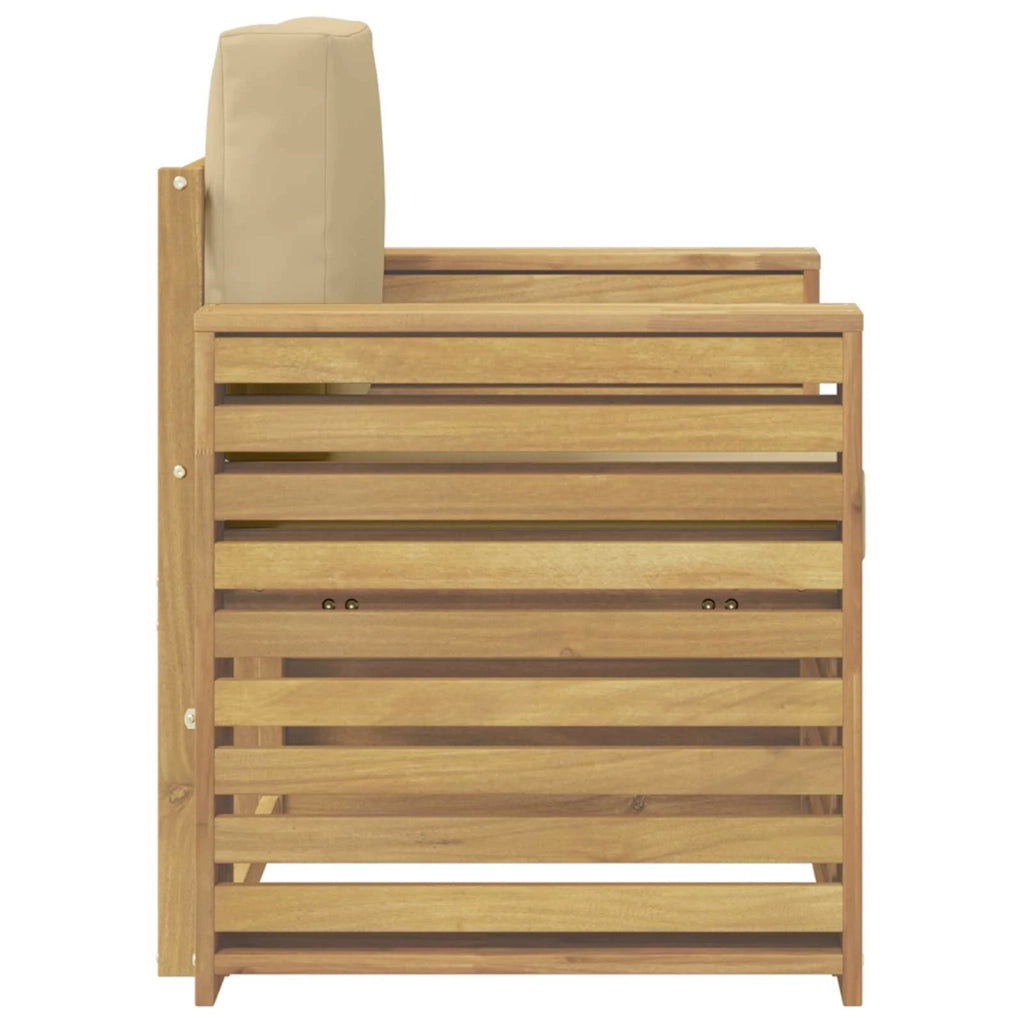 Set di divani da esterno-Sofa da giardino Poliestere Bianco 682780