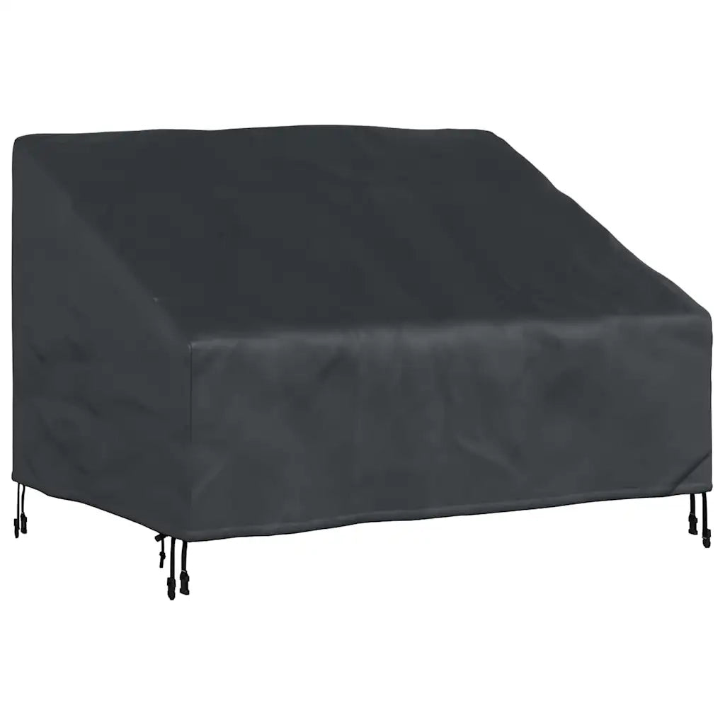 vidaXL Copertura per panchina da giardino 130 x 95 x 40 / 80 cm