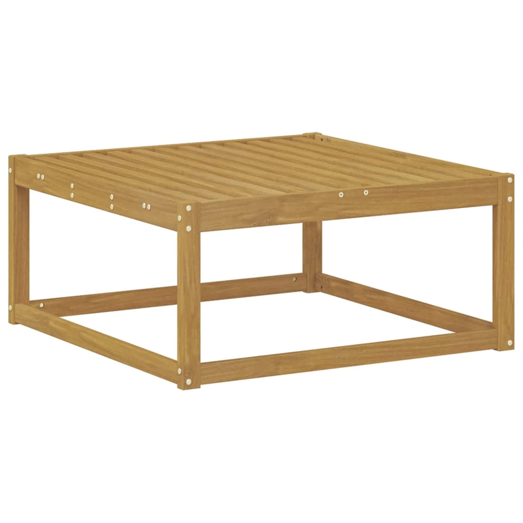 Sedia da giardino-Poggiapiedi da Esterno Legno di Acacia Massello Bianco 352368