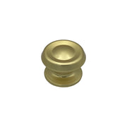 Pomolo fisso per porta SAGUATTI 176/80BB in alluminio oro lucido