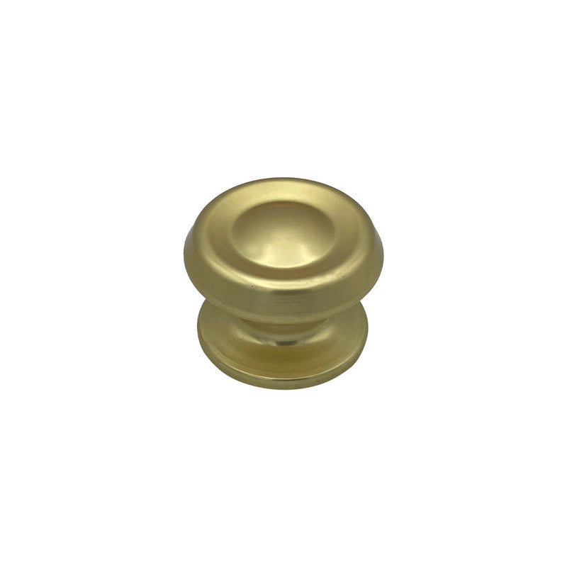 Pomolo fisso per porta SAGUATTI 176/80BB in alluminio oro lucido