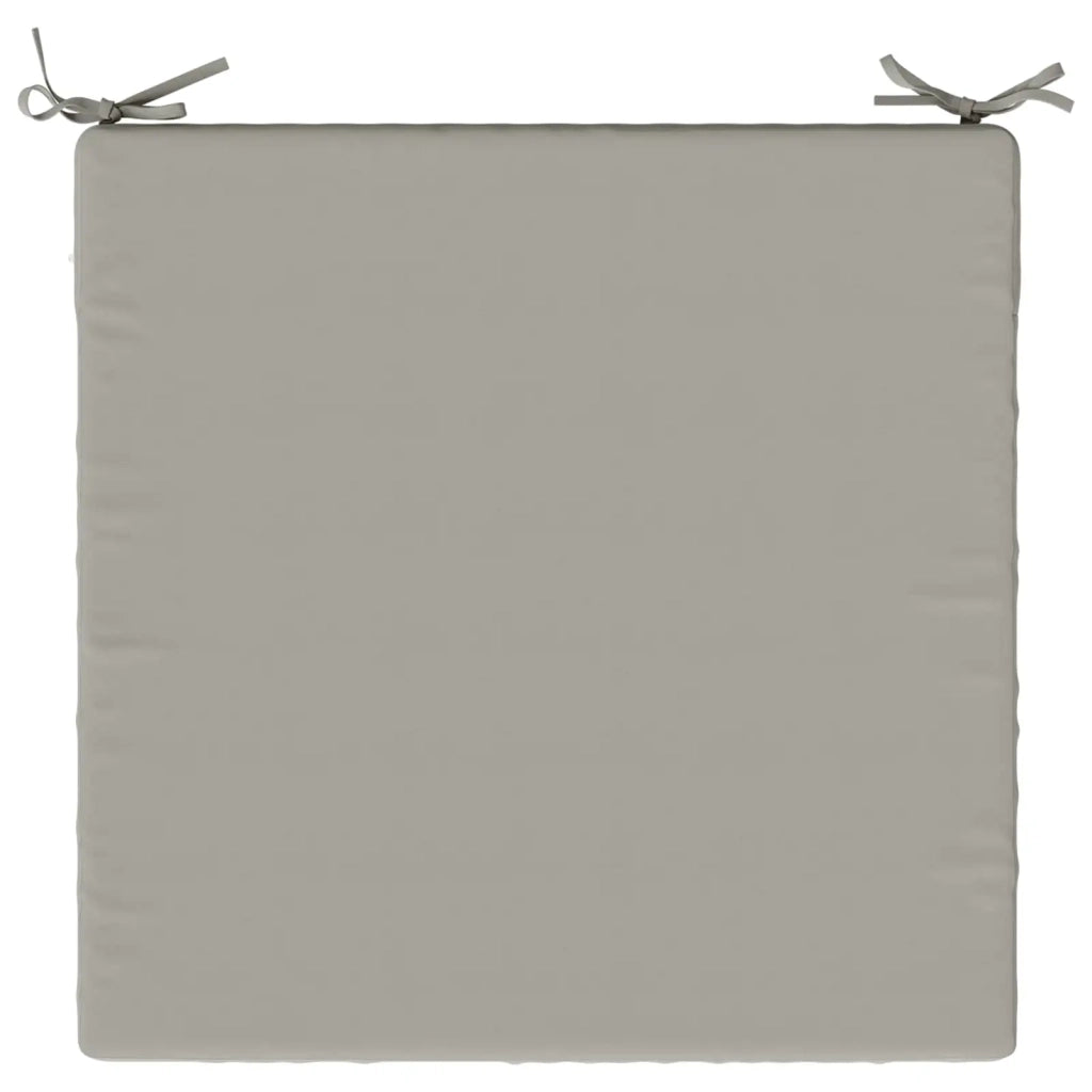 Cuscini per Sedia in 4 Pezzi SOEST 4 pz 100% Poliestere Grigio 944856