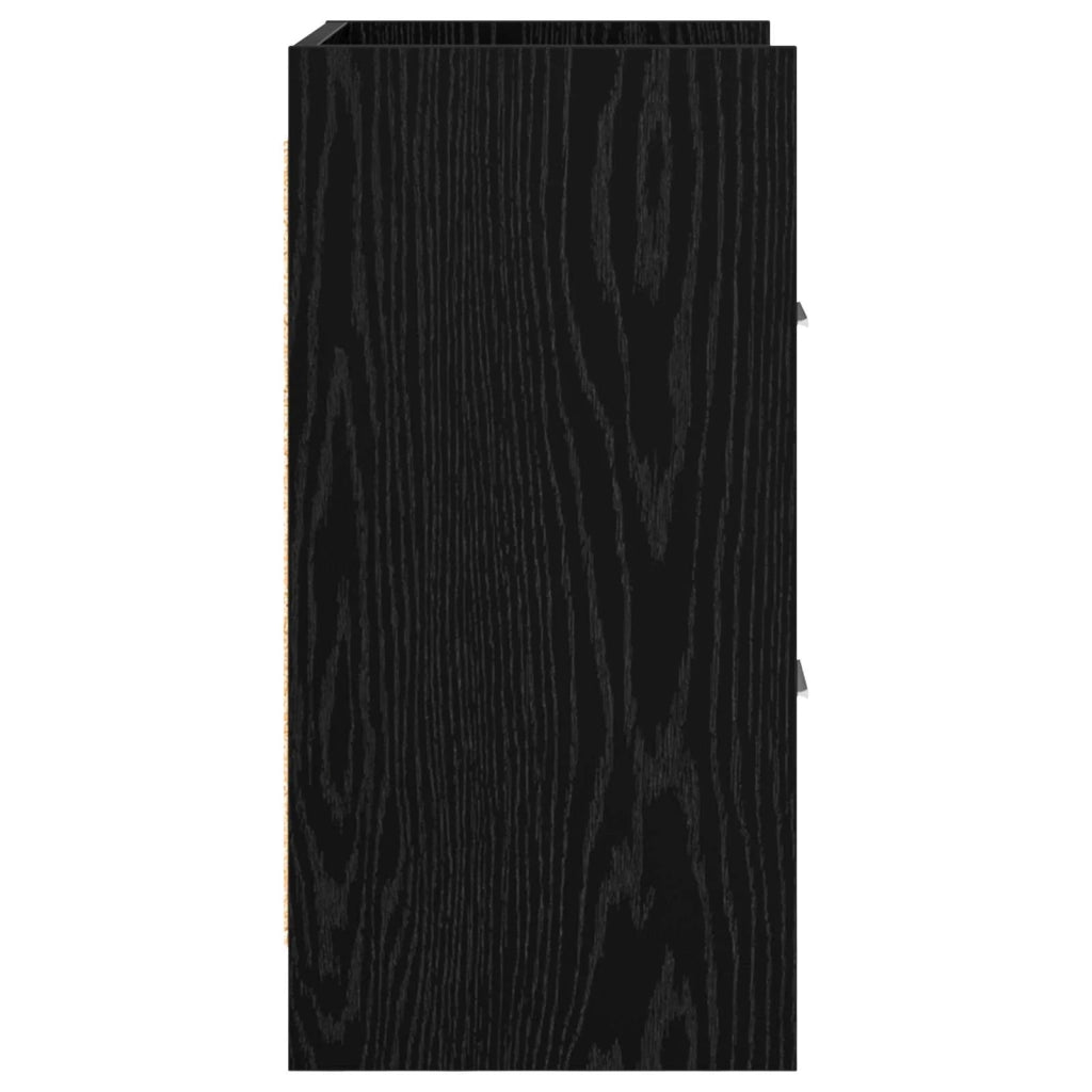 Comodini 2 pcs Rovere Nero 40 x 30 x 60 cm Legno ingegnerizzato 8010966